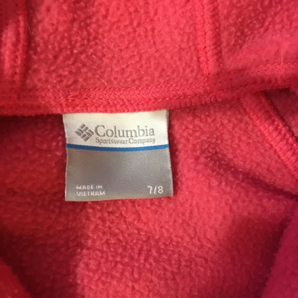 Girls Columbia fleece hoodie - Picture 3 of 3